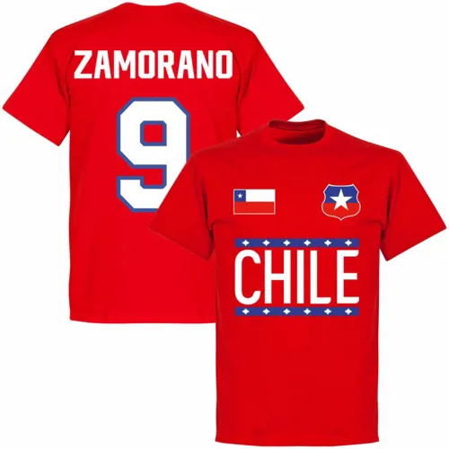 Chili Zamorano Team T-Shirt - Rood 