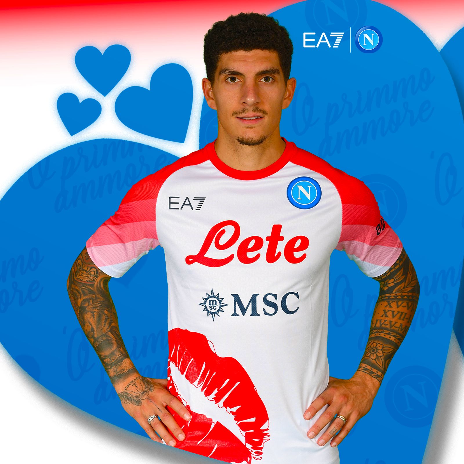 Napoli Valentijn voetbalshirt 2023