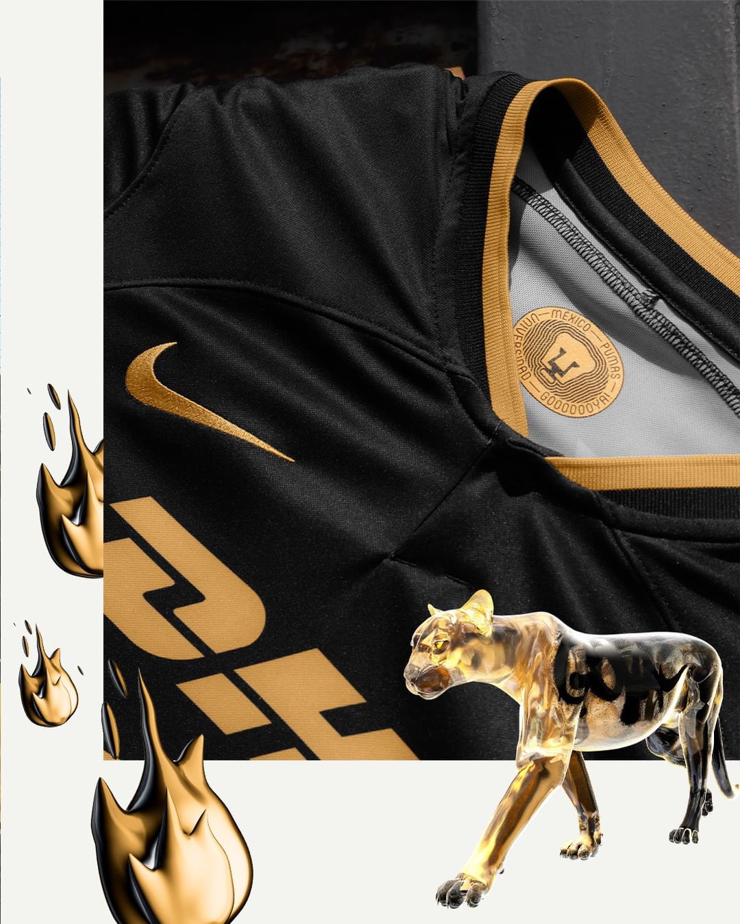 Pumas Unam 3e voetbalshirt 2023