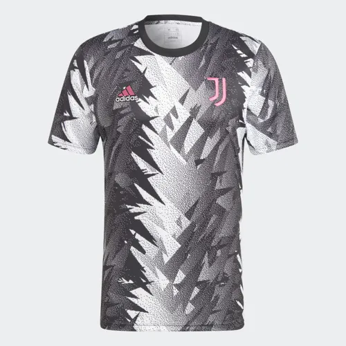 Juventus warming-up shirt 2023 - Zwart/Wit - Kinderen 
