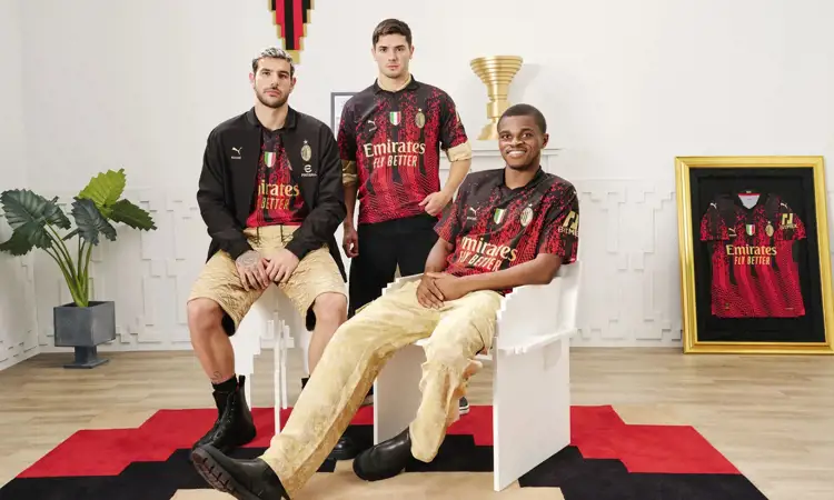Dit is het Puma X KOCHÉ AC Milan 4de voetbalshirt 2023