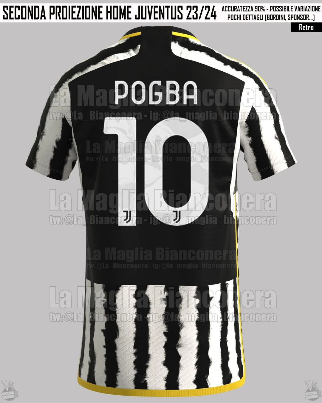 Juventus thuisshirt 2023-2024 uitgelekt