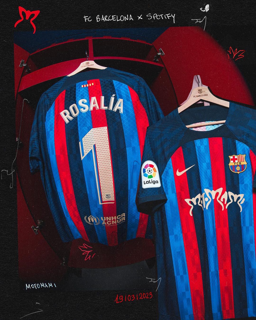 FC Barcelona Rosalia voetbalshirts