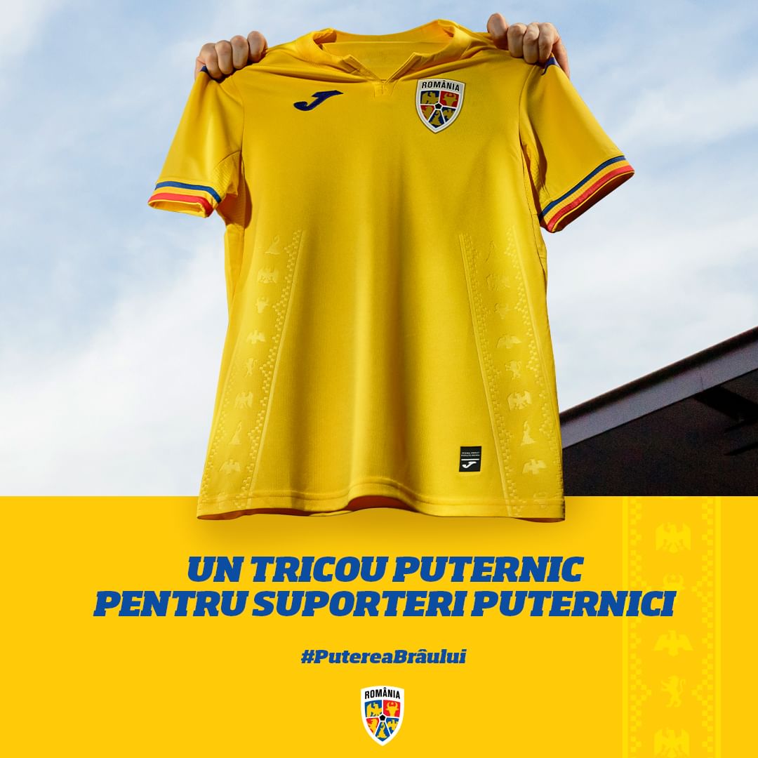 Roemenië thuisshirt 2023-2024