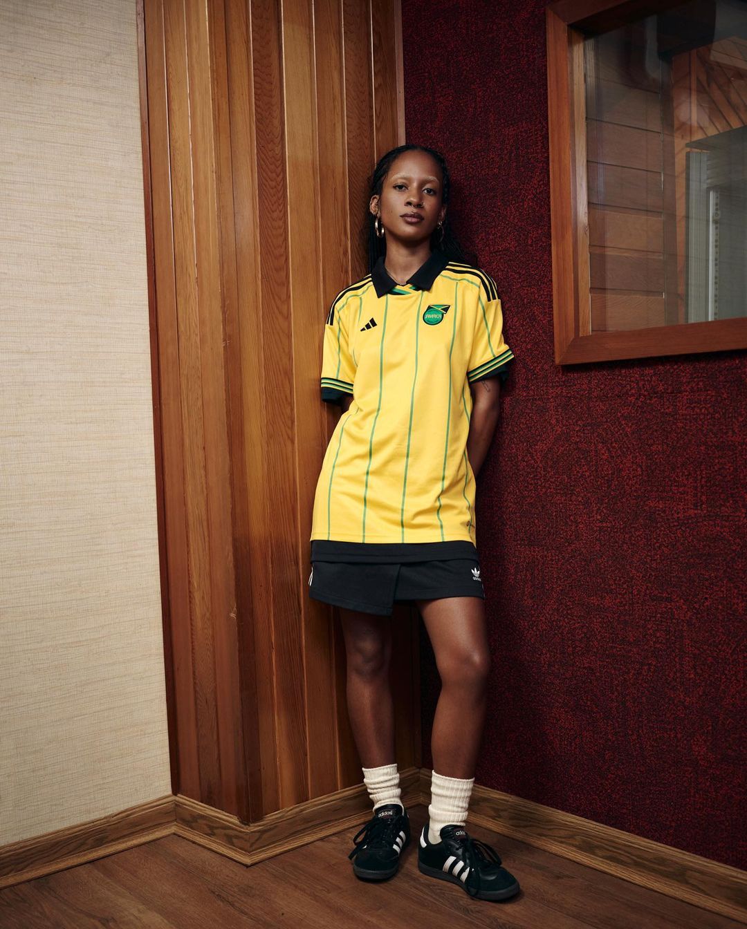 Jamaica dames thuisshirt 2023-2024