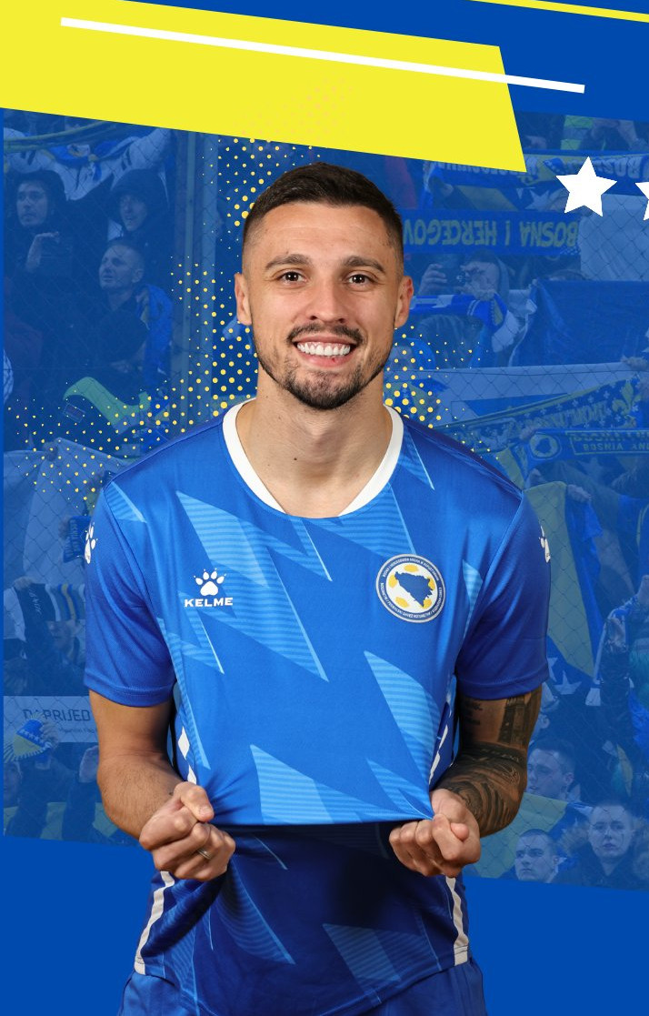 Bosnië Herzegovina thuisshirt 2023-2024