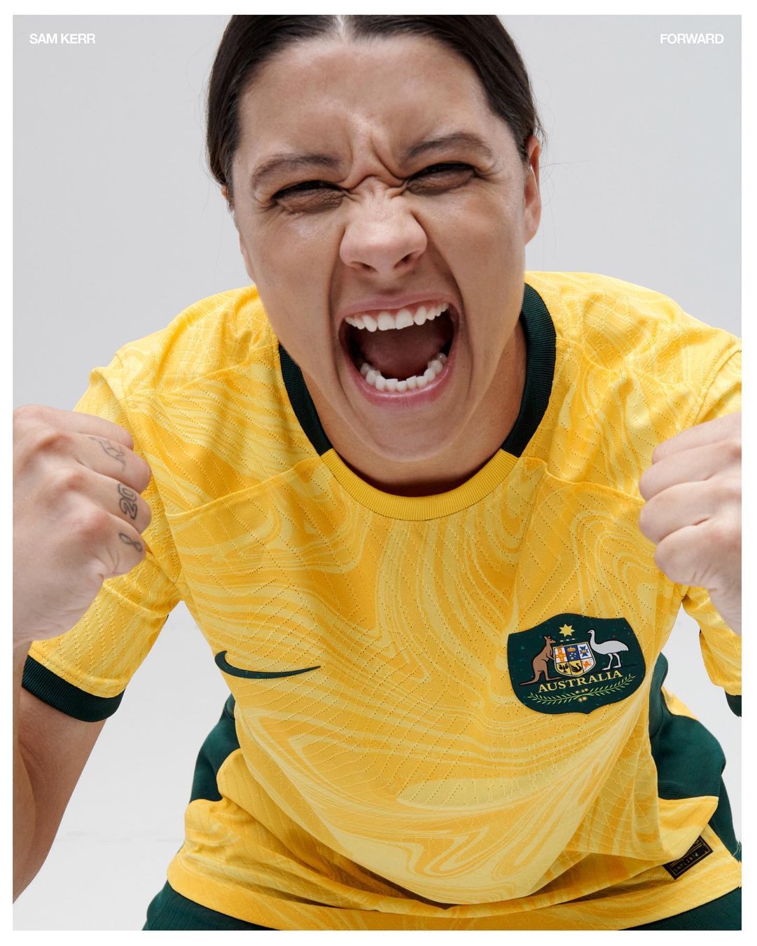 Australië dames thuisshirt 2023-2024