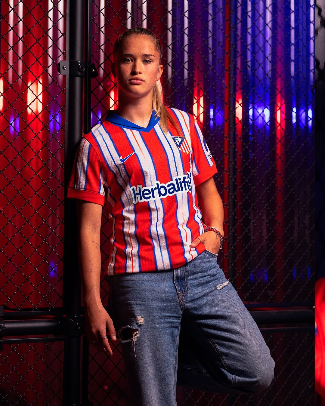 Atlético Madrid thuisshirt 2024-2025 geïnspireerd door shirt 1995-1996