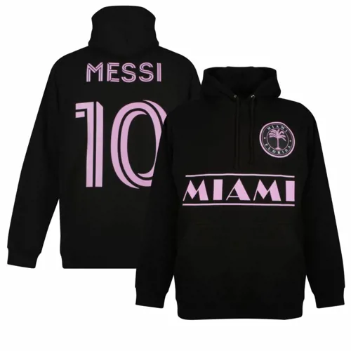 Inter Miami Hoodie Messi - Zwart/ Roze 