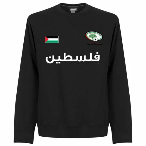 Palestina Team Sweater - Zwart