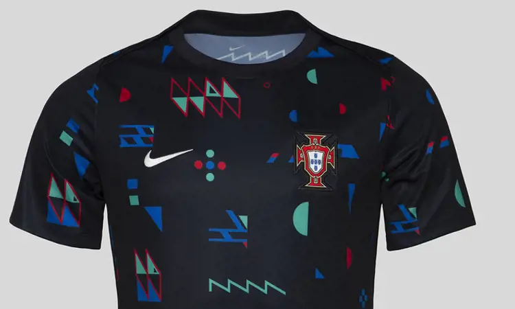 Portugal EK 2024 warming-up shirt eyecatcher trainingscollectie