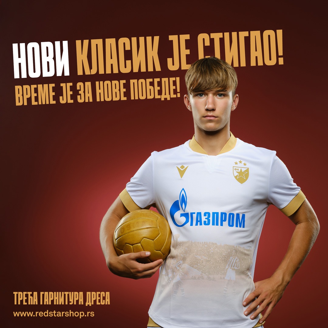 Dit zijn de Rode Ster Belgrado voetbalshirts 2024-2025