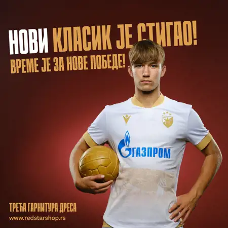 Dit zijn de Rode Ster Belgrado voetbalshirts 2024-2025