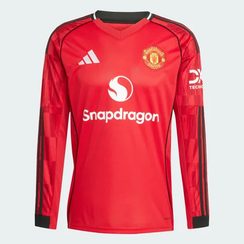 Manchester United thuisshirt lange mouwen kinderen 2025-2026
