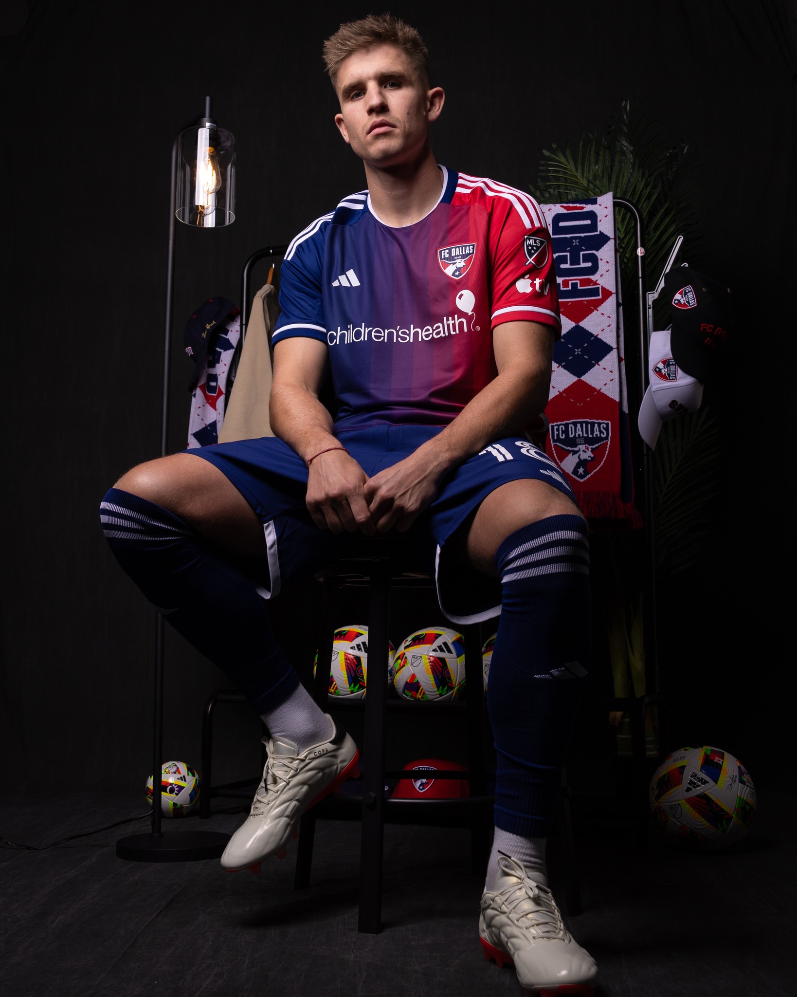 FC Dallas thuisshirt 2024-2025 in vuur en vlam