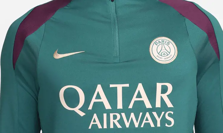 Paris Saint Germain trainingspak 2024-2025 heeft elegante kleurencombinatie