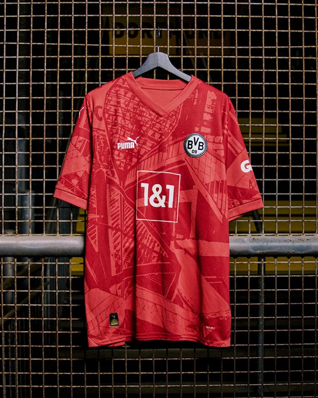 Borussia Dortmund special edition voetbalshirt eert Signal Iduna Park