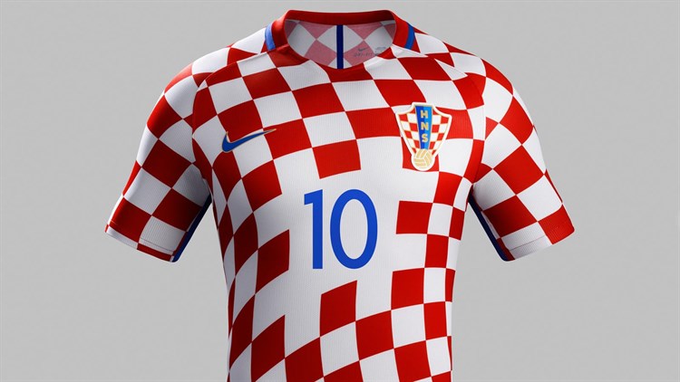 Kroatie Thuisshirt Euro 2016
