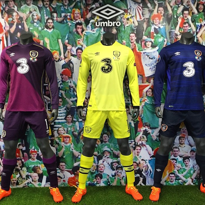 Ierland Keepersshirts 2016-2017