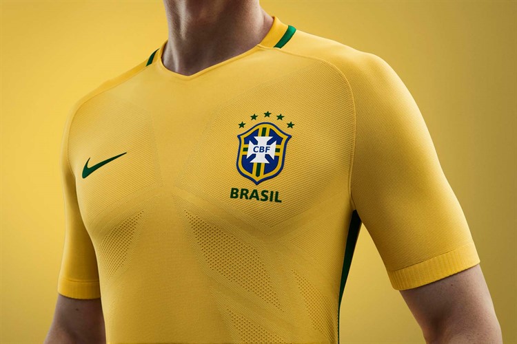 Brazilie -thuisshirt -2016-2017