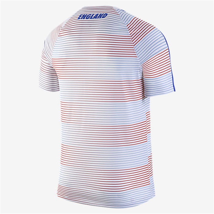 Achterkant -engeland -pre -match -top -2016-2017