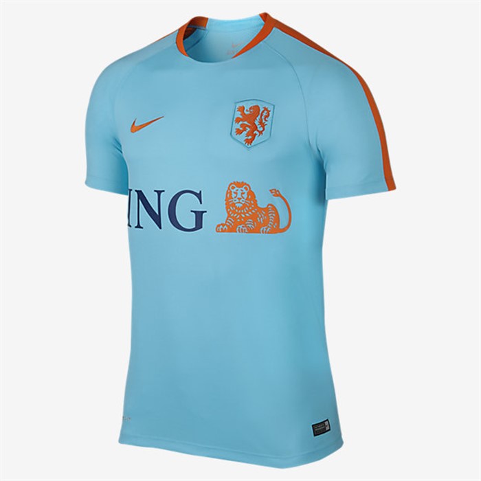 diagonaal visueel donker Nederlands Elftal trainingsshirt 2016-2017 - Voetbalshirts.com