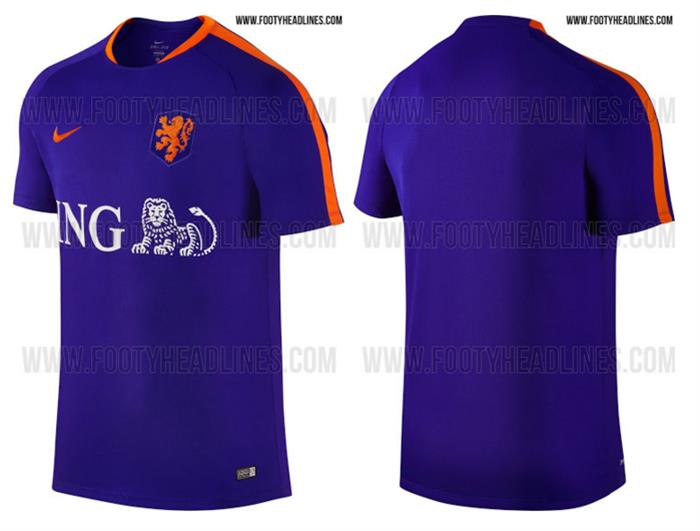 Donker -blauw -nederlands -elftal -trainingsshirt -2016-2017-uitgelekt