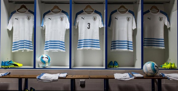 Uruguay -uitshirt -2016-2017