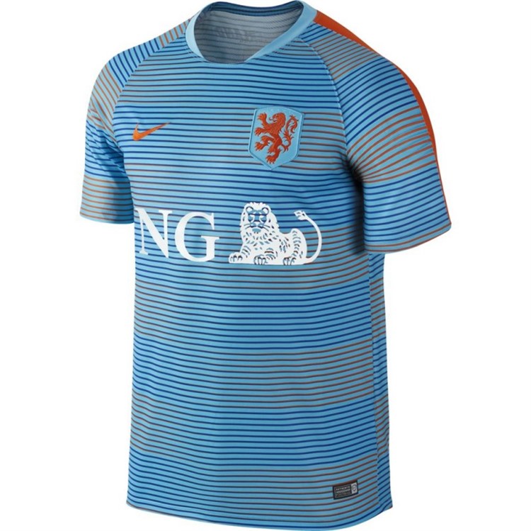 Station merk op Pas op Nederlands Elftal warming-up shirt 2016-2017 - Voetbalshirts.com