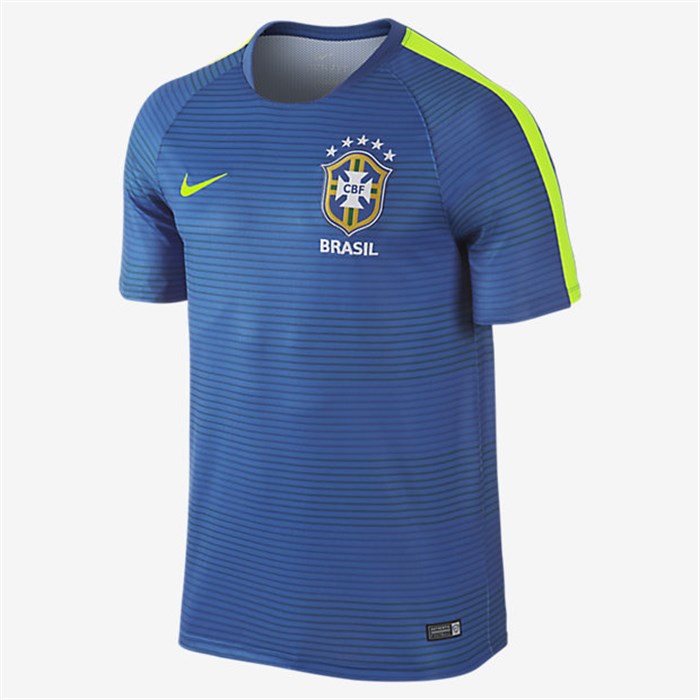 Brazilie -warming -up -shirt -2016-2017