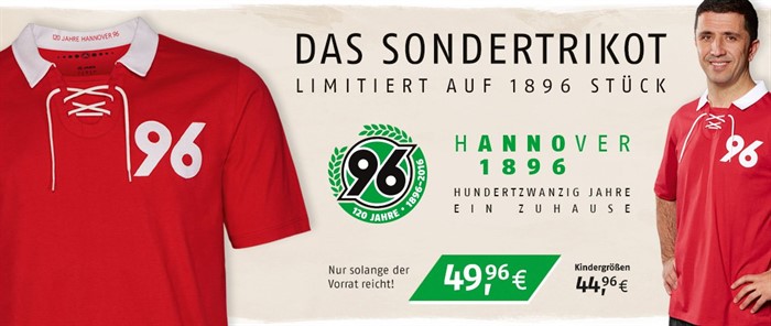 Hannover -96-shirt -120-jarig -bestaan