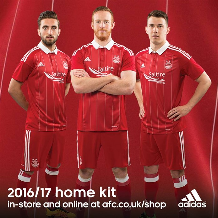 Aberdeen -fc -voetbalshirt -2016-2017