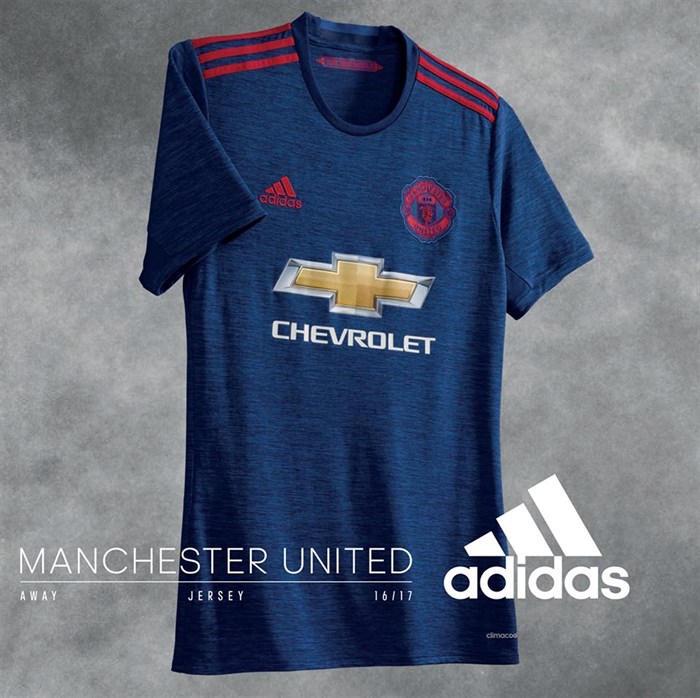 Dank u voor uw hulp Luidspreker kust Manchester United uitshirt 2016-2017 - Voetbalshirts.com