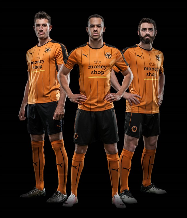 Wolverhamtpon -wanderers -thuis -tenue -2016-2017