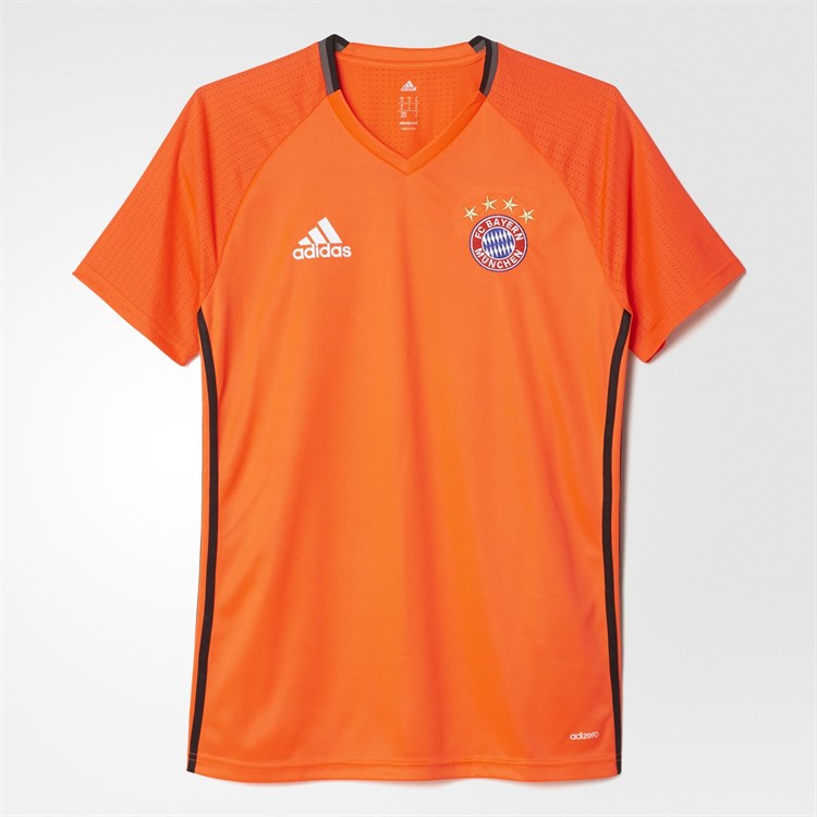 Bayern -munchen -training -shirt -oranje