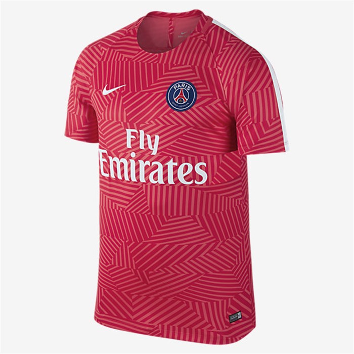 Roze -psg -training -shirt -2016-2017