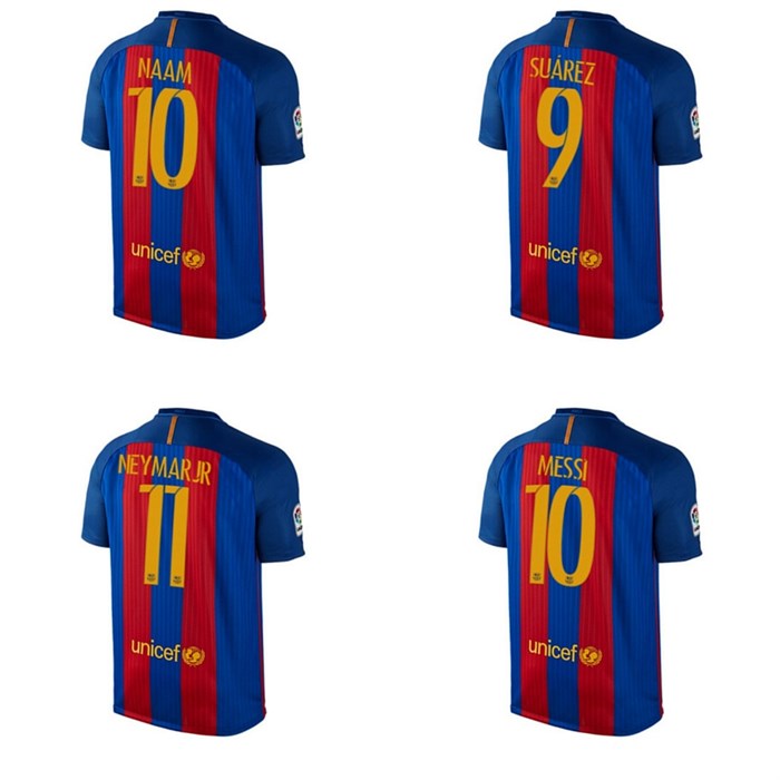 Bedrukking -barcelona -shirt -2016-2017