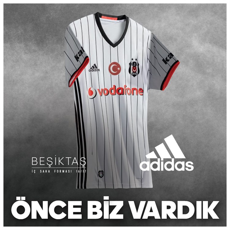 Besiktas -thuis -shirt -2016-2017