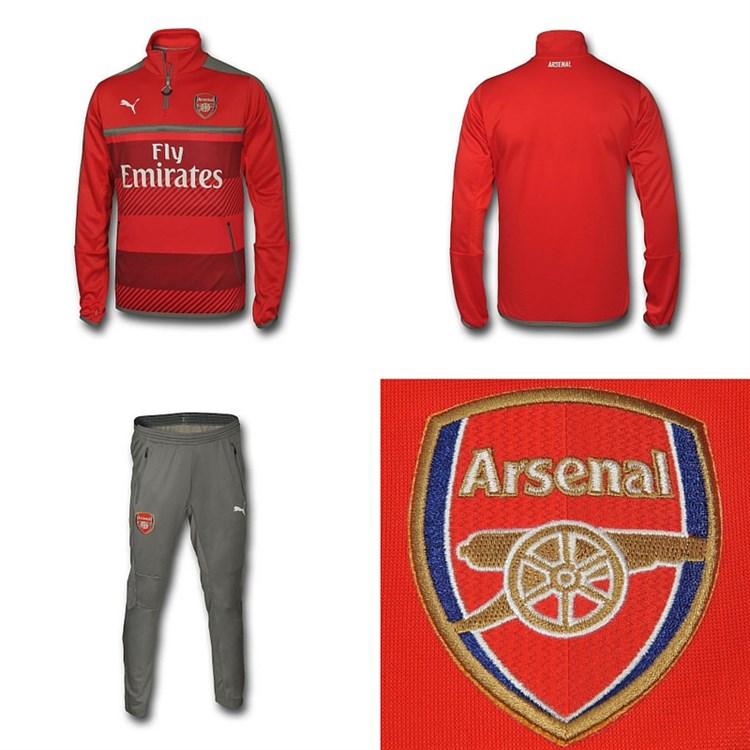 plek Leninisme koud Arsenal trainingspak 2016-2017 - Voetbalshirts.com