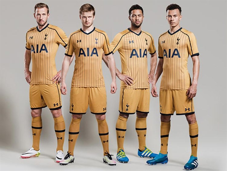 Goud -tottenham -hotspur -shirt -2016-2017