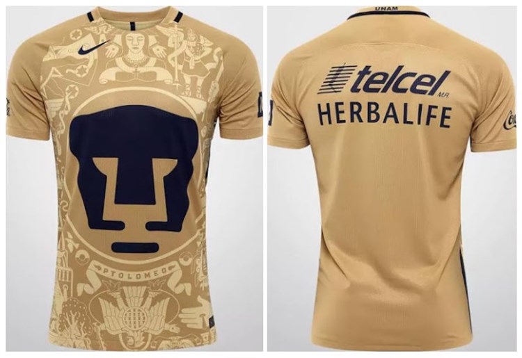 Pumas -unam -shirt -2016-2017-thuis