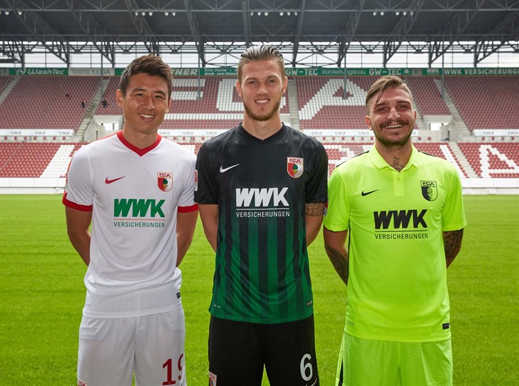 Fc -augsburg -voetbalshirts -2016-2017