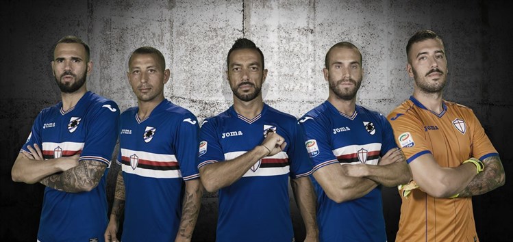 Sampdoria -thuisshirt -2016-2017