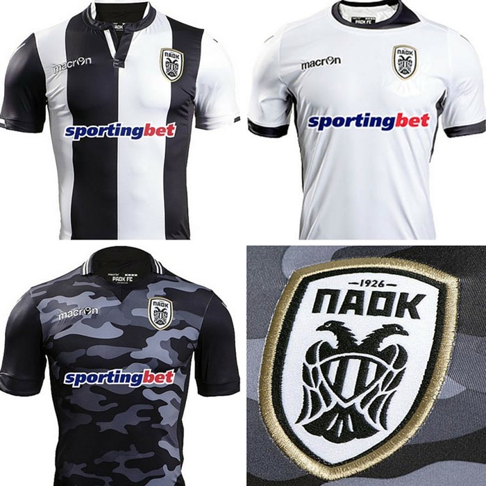 Paok -salonik -voetbalshirts -2016-2017