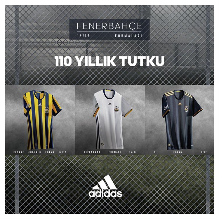 Fenerbahce Voetbalshirts 2016-2017