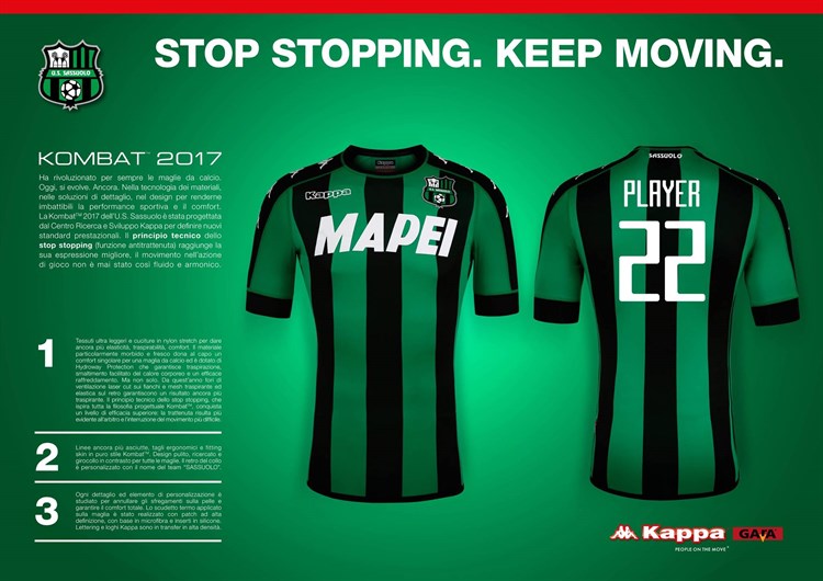 Sassuolo -shirt -thuis -2016-2017