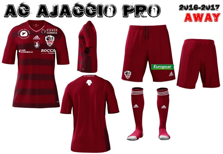 Ajaccio -uitshirt -2016-2017