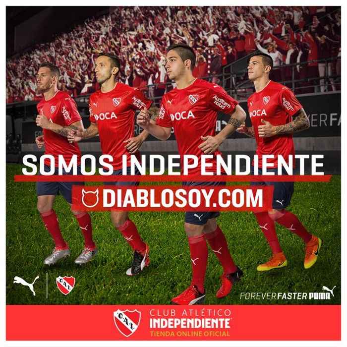 Independiente -shirt -2016-2017