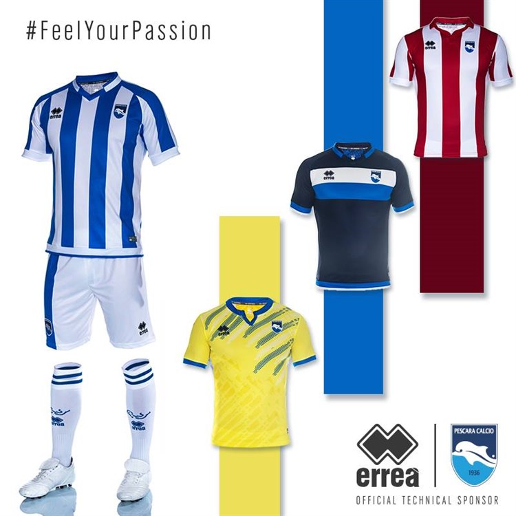 Pescara -voetbalshirts -2016-2017