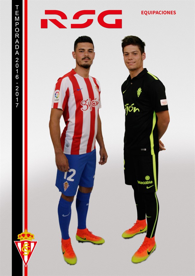 Sporting -gijon -voetbalshirts -2016-2017